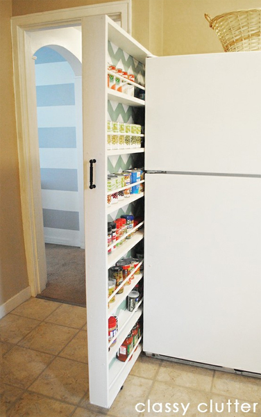 Kitchen Storage: Pull Out Pantry Shelves (DIY)