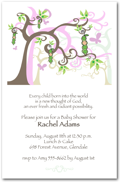 baby shower luncheon invitations