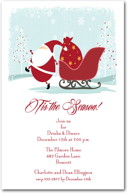 Christmas Eve Party Invitation Wording 8