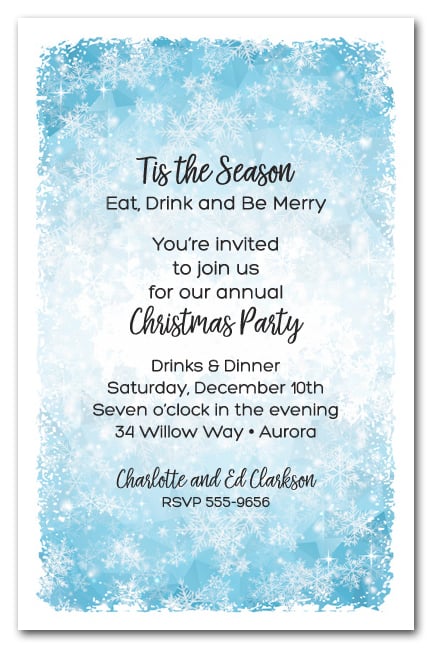 Winter Wonderland Holiday Invitations