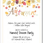 Autumn Season Invitation