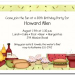 Barbeque Fixings Company Party Invitations