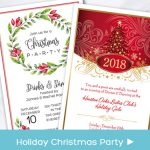 Business, Corporate, Company Holiday Christmas Party Invitations