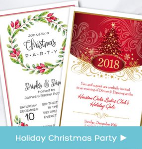 Business, Corporate, Company Holiday Christmas Party Invitations by Announcingit.com