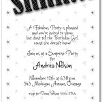 Shhh Black Dot Surprise Birthday Party Invitation