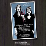 Goth Halloween Party Invitations