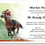 Front Runner Kentucky Derby Party Invitations