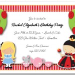 Alice in Wonderland Tea Party Invitations