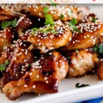 Chicken-Wings-SSweet and Sticky Chicken Wings