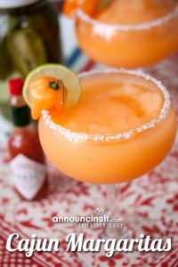 Cajun Margaritas Recipe from Announcingit.com