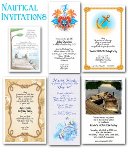 Nautical Party Invitations