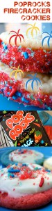 4th of July Poprocks Firecracker Cookies