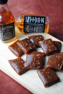 Salted Whiskey Caramels