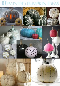 10 Painted Pumpkin Ideas