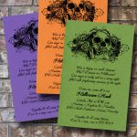 Skull Halloween Party Invitations and Ideas