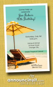 Summer on the Water Party Invitations | AnnouncingIt.com Blog