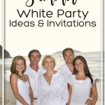 Summer All-White Party Attire Party Invitations | Announcingit.com