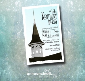 Churchill Downs Steeple Kentucky Derby Party Invitations