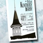 Churchill Downs Steeple Kentucky Derby Party Invitations