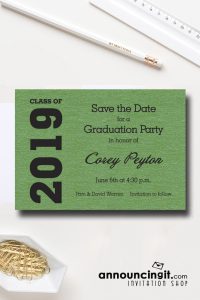 Graduation Party Save the Date Cards