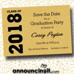 Class of 2018 Graduation Save the Date Cards