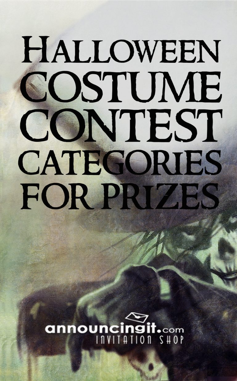 Halloween Costume Contest Categories Announcingit Com