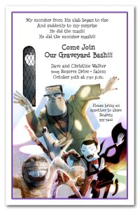 Monster Mash Halloween Party Invitations available at Announcingit.com