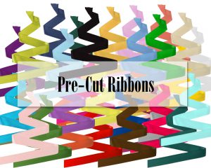 Pre-cut Ribbons for Party Favors and More