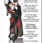 Sinister Couple Vampire Halloween Party Invitations