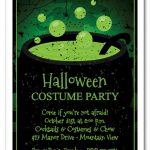 Toxic Green Brew Halloween Party Invitations