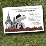 Noir Kentucky Derby Party Invitations