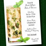 Tall Mint Julep Kentucky Derby Party Invitations