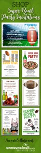 Shop Super Bowl Party Invitations at Announcingit.com