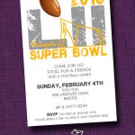 Minneapolis Super Bowl 52 Party Invitations