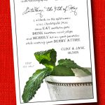 Silver Mint Julep Cup Kentucky Derby Party Invitations | See the entire collection at Announcingit.com