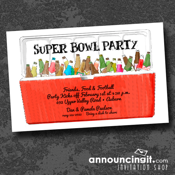 Super Bowl Party Invitation Wording 6