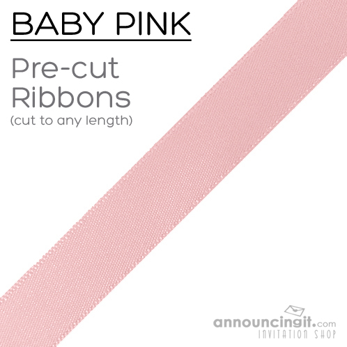 baby pink satin ribbon
